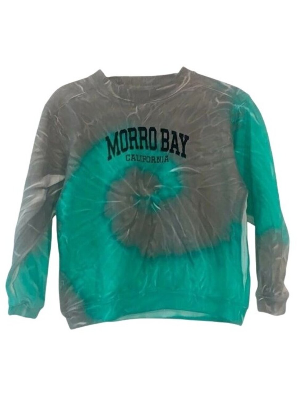 Morro Bay California Tie-Dye Sweatshirt Medium Comfort Colors Cotton Blend